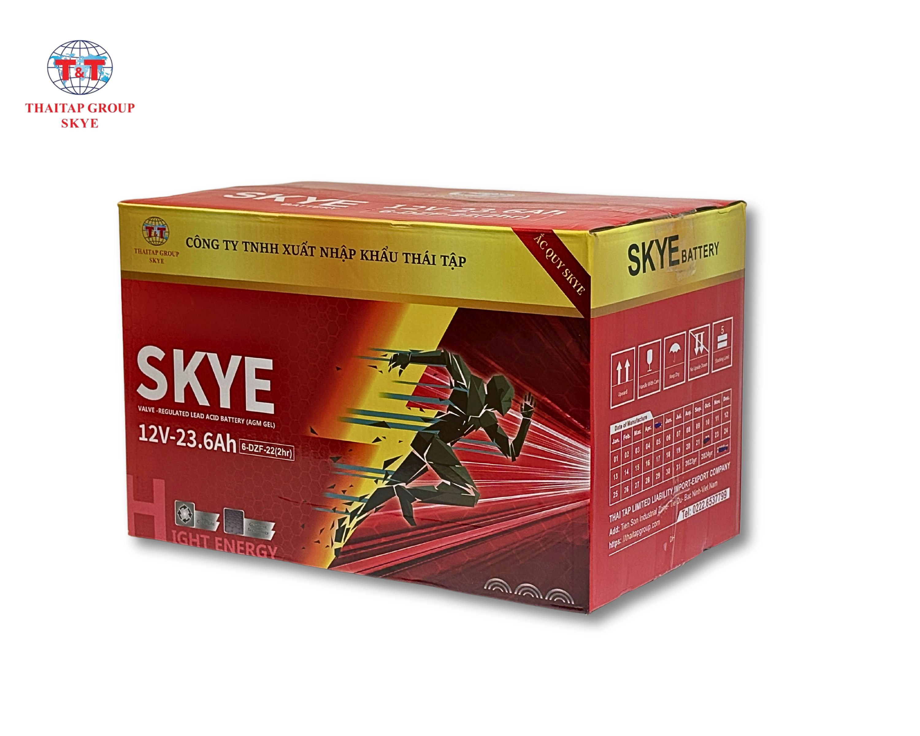 Ắc Quy SKYE 12V-23.6Ah New Model 2025