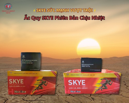 Giới Thiệu Ắc Quy SKYE Phiên Bản Chịu Nhiệt