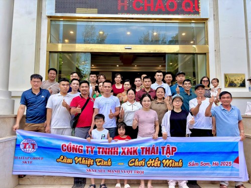 Công Ty TNHH XNK Thái Tập Tổ Chức Tham Quan Nghỉ Mát Năm 2025 Cho Cán Bộ Công Nhân Viên.