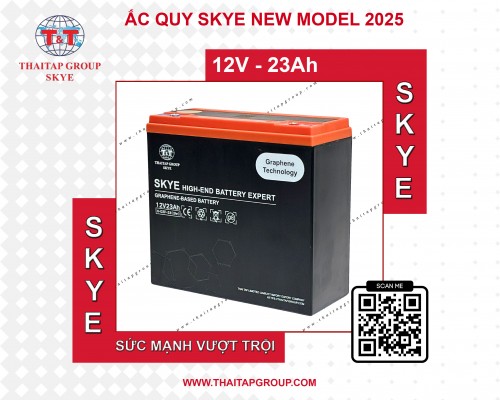 Ắc Quy SKYE 12V - 23Ah New Model 2025