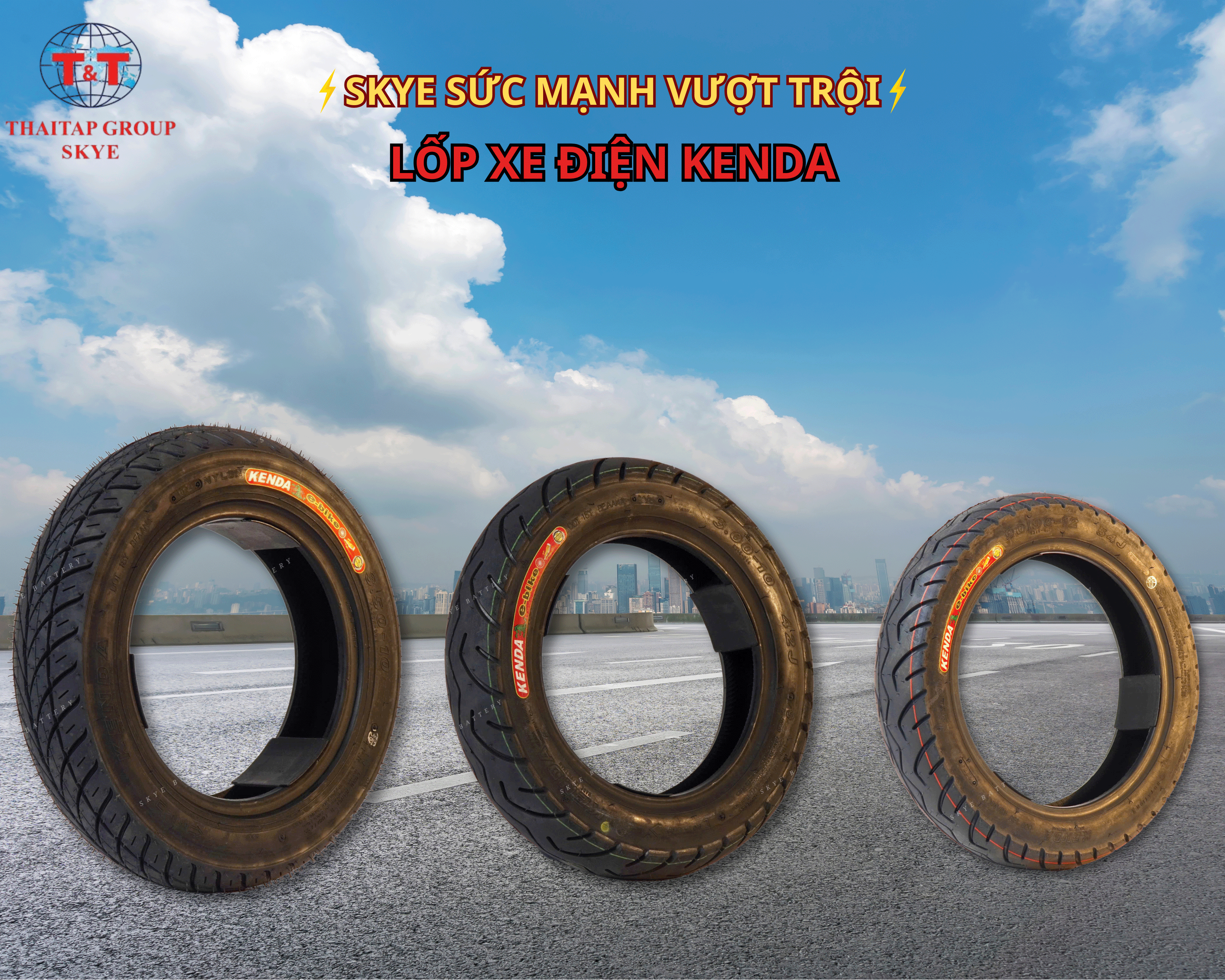 Lốp xe KENDA – Lựa chọn hàng đầu dành cho xe Điện