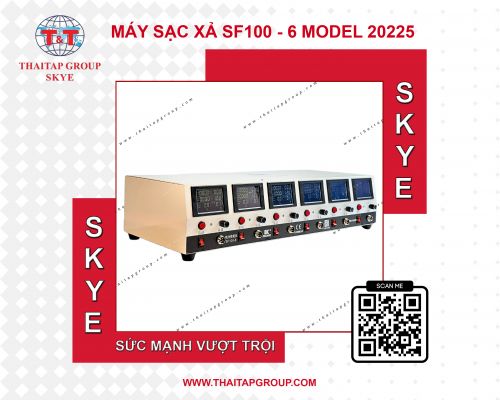 Máy sạc xả ắc quy chính hãng SF100- 6 model 2025