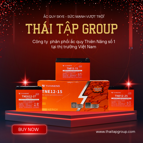 Thái Tập - Nhà phân phối ắc quy Thiên Năng ( TIANNENG ) số 1 Việt Nam!