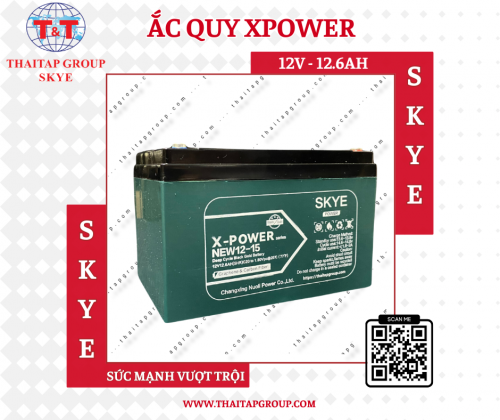 Ắc Quy XPOWER 12v12.6ah (UPDATE)