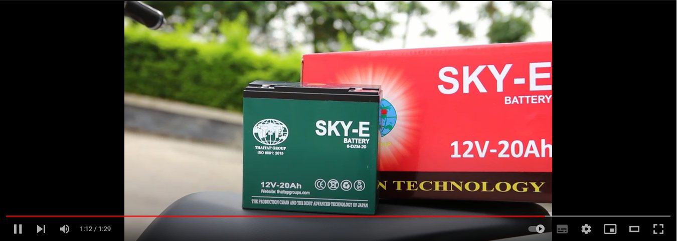 ẮC QUY XE ĐIỆN SKYE - SỨC MẠNH VƯỢT TRỘI