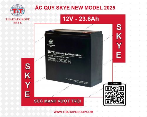 Ắc Quy SKYE 12V-23.6Ah New Model 2025