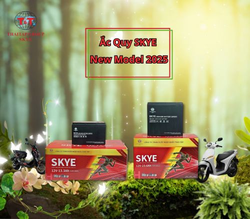 GIỚI THIỆU ẮC QUY SKYE NEW MODEL 2025
