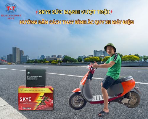 Hướng dẫn cách thay bình ắc quy xe máy điện