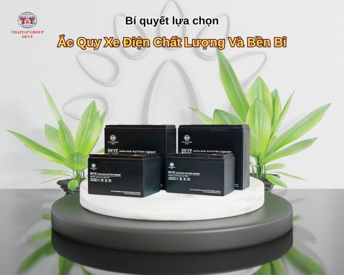 Bí quyết chọn ắc quy xe điện chất lượng và bền bỉ 