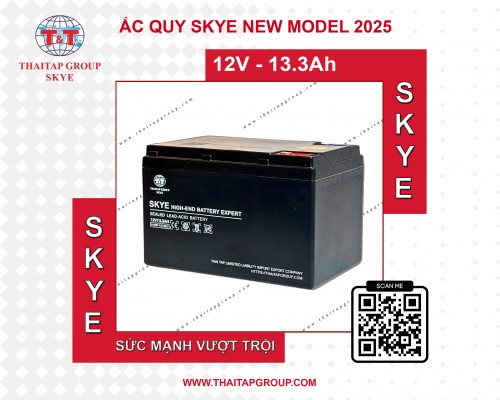Ắc Quy SKYE 12V-13.3Ah New Model 2025