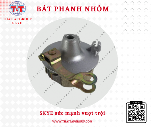 Bát phanh nhôm trắng