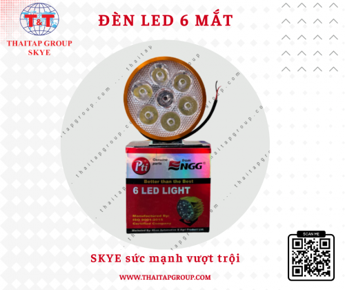 Đèn led 6 mắt