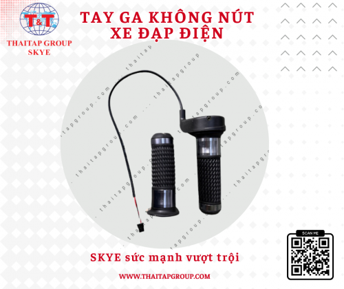 Tay ga không nút xe đạp điện