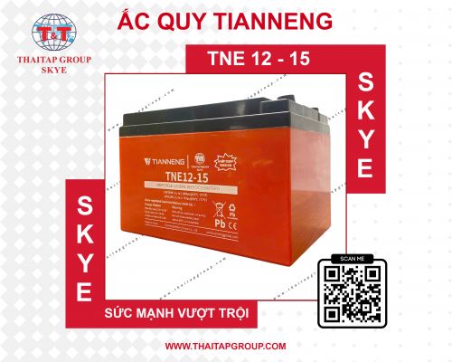 Ắc Quy TIANNENG TNE 12-15 Bản Chịu Nhiệt
