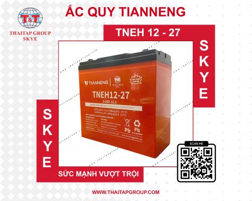 Ắc Quy TIANNENG TNEH 12-27 Bản Chịu Nhiệt