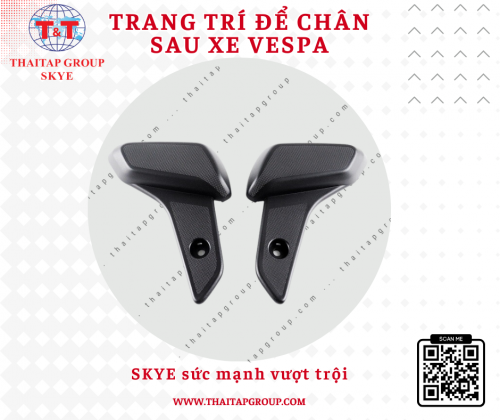 Trang trí để chân sau