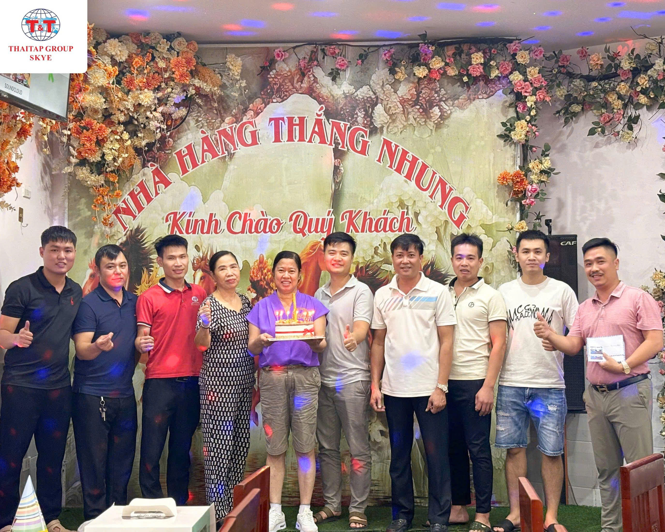 Công ty TNHH XNK Thái Tập tổ chức tiệc sinh nhật quý III năm 2025